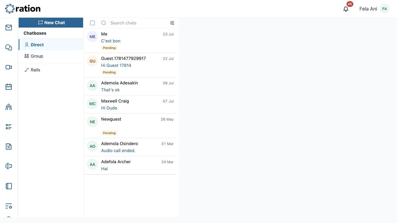Live Ration Chat overview