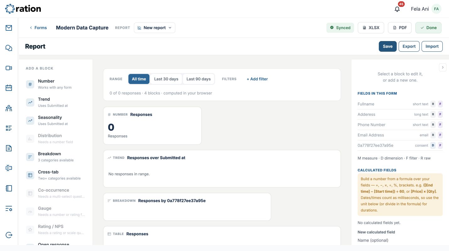 Report designer