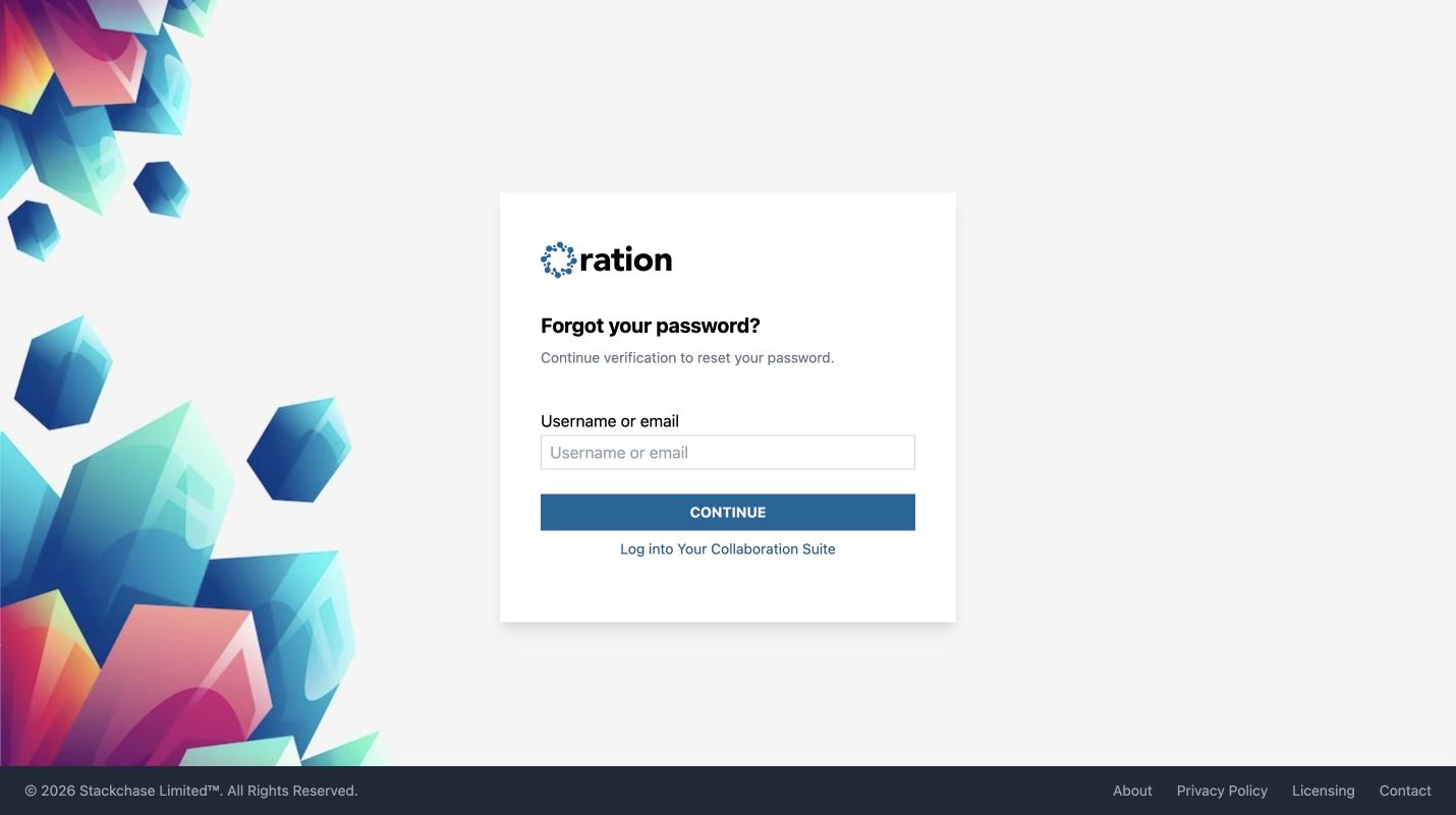 Password reset request